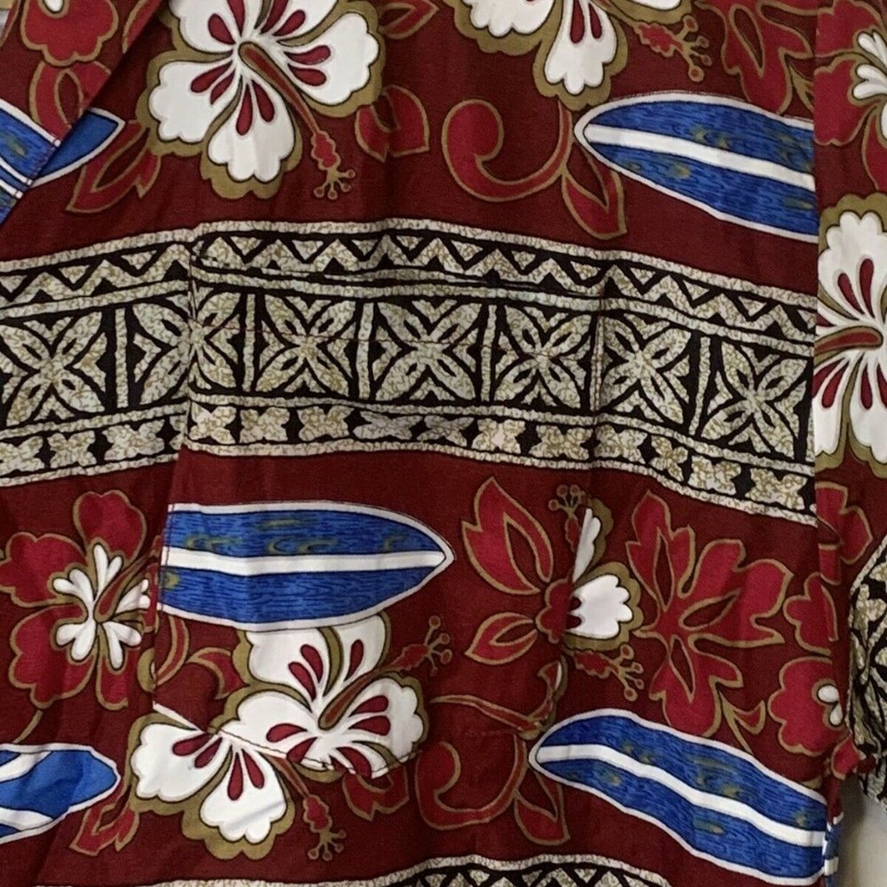 XL Vtg Jammin Shirts Brand Mens Button Up Hawaiian - Picture 3 of 12